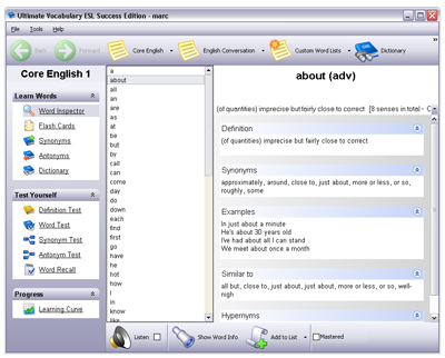 Click to see a larger image of Word Inspector