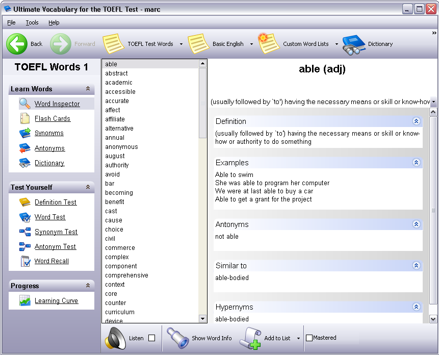 Word Inspector